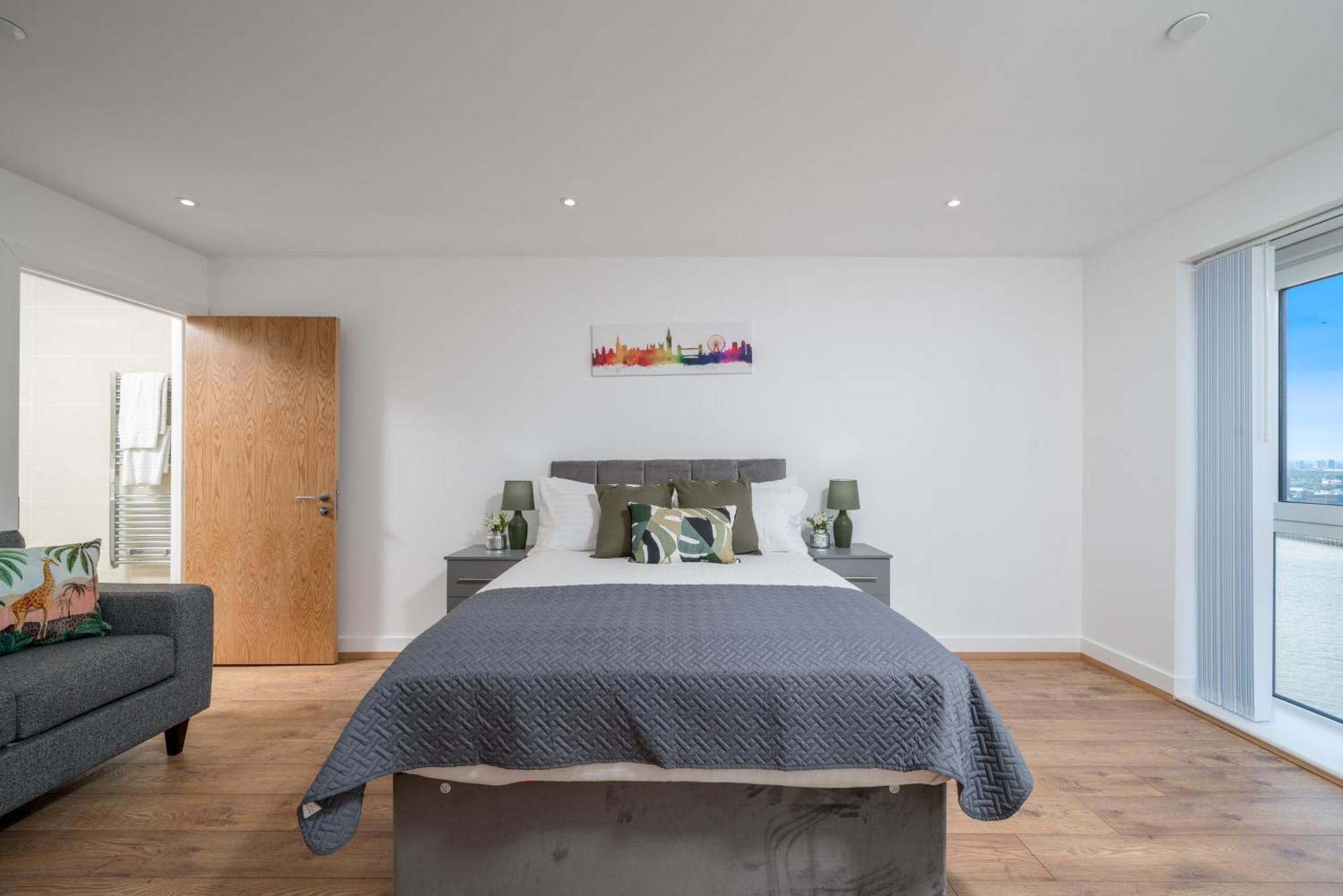 Skyvillion - London River Thames Top Floor Apartments By Woolwich Ferry, Mins To London Excel, O2 Arena , London City Airport With Parking Luaran gambar
