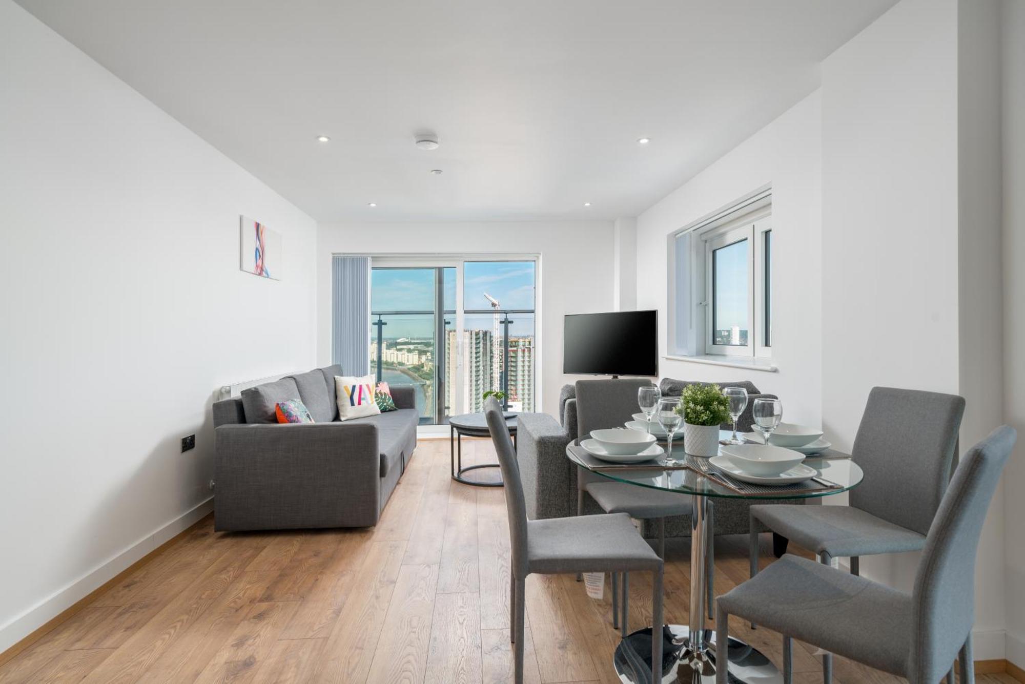 Skyvillion - London River Thames Top Floor Apartments By Woolwich Ferry, Mins To London Excel, O2 Arena , London City Airport With Parking Luaran gambar